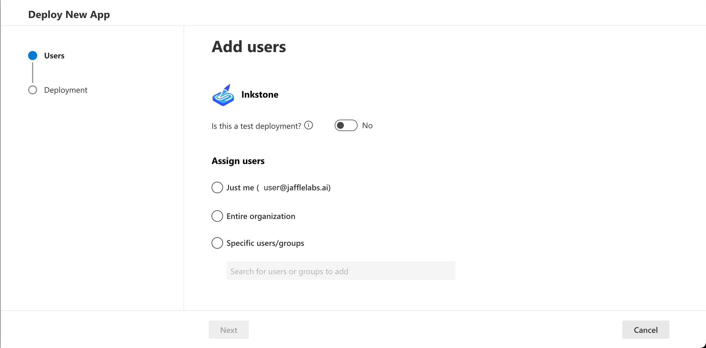 Add users